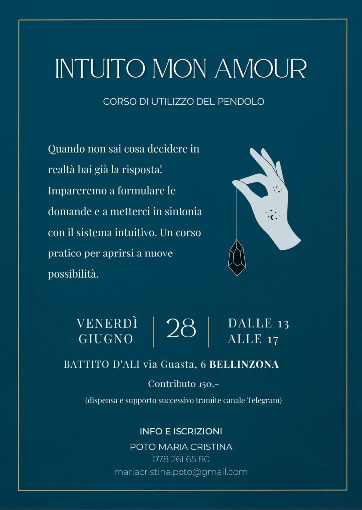 Corso di utilizzo del Pendolo