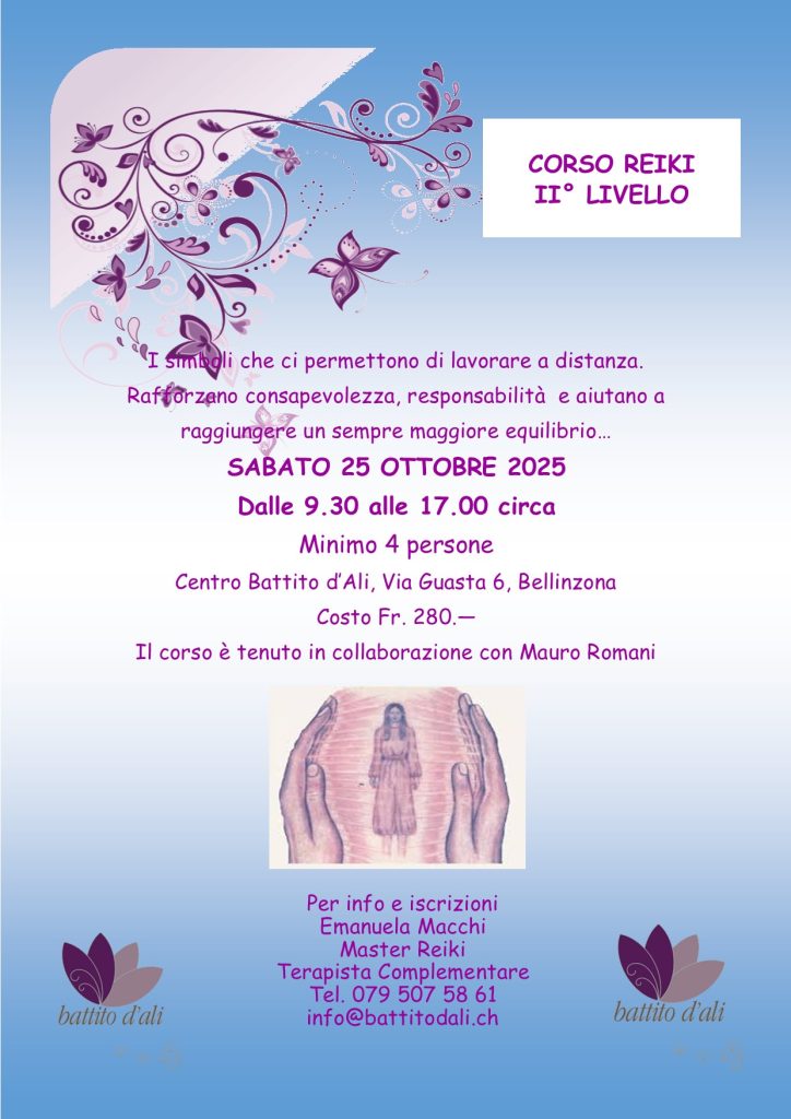 Corso Reiki 2° Livello