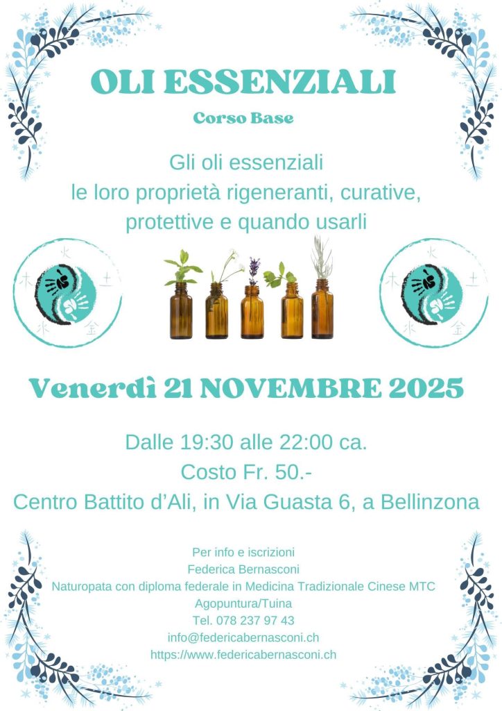 Corso base Oli Essenziali