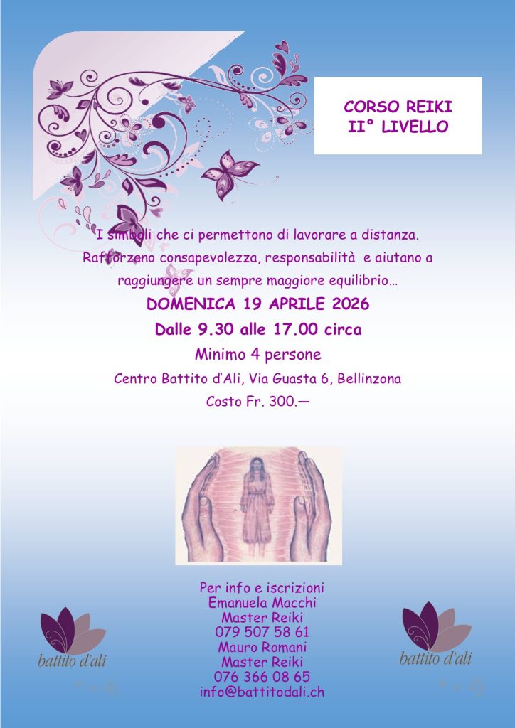 Corso Reiki 2° Livello